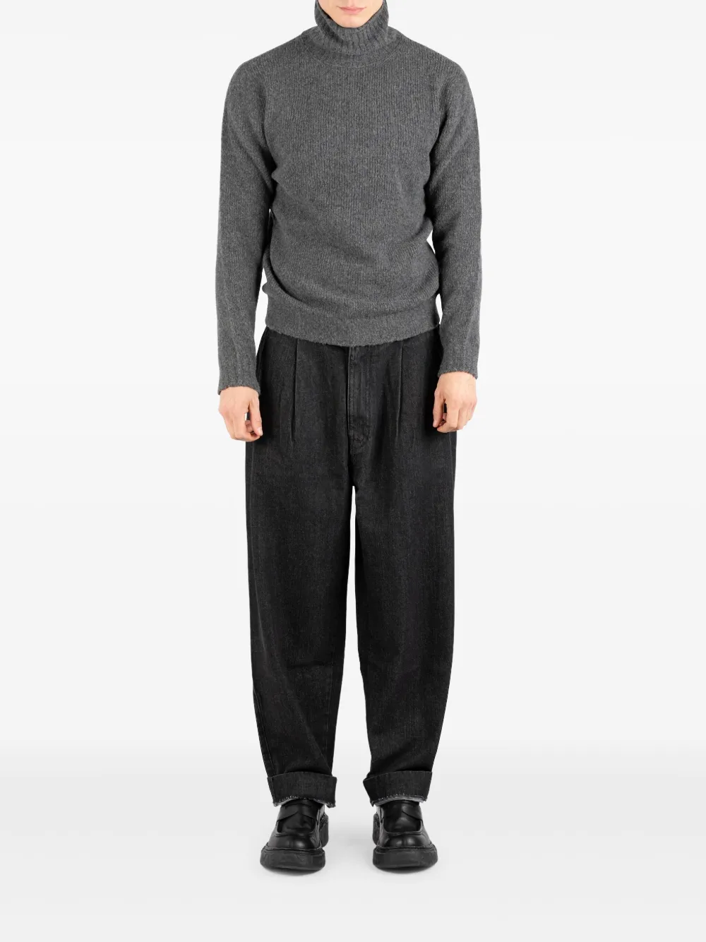 Société Anonyme jean en coton à design plissé | Jeans fuselés | Image 2