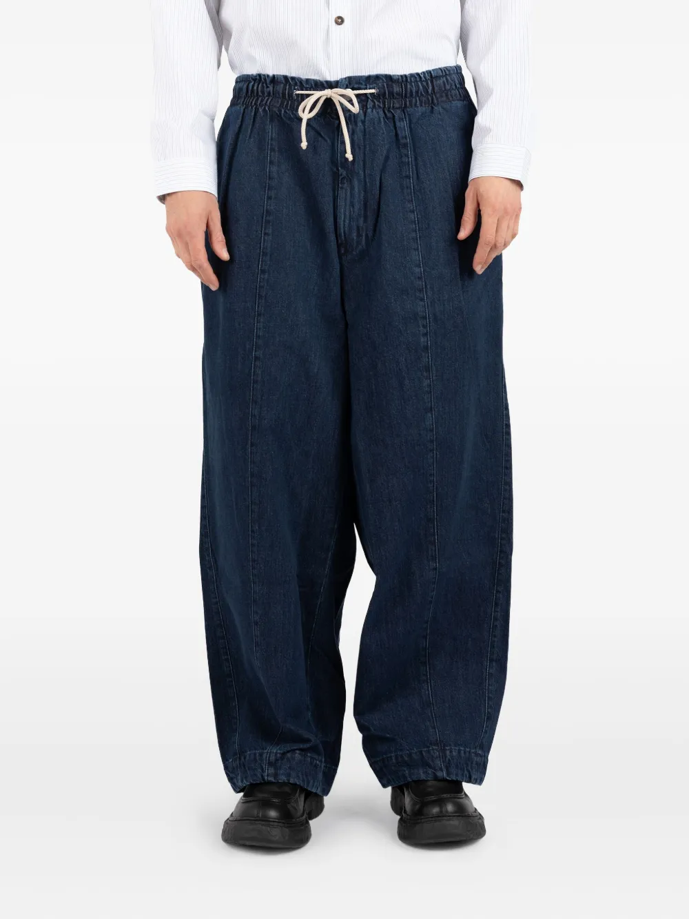 Société Anonyme Drawstring-waist Jeans In Blue