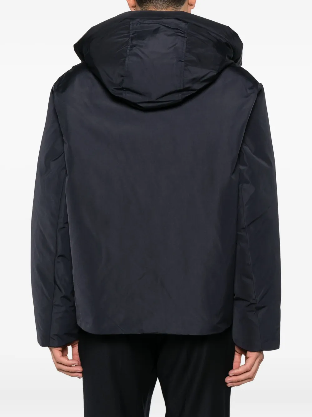 Armani Exchange Jack met capuchon en rits Zwart