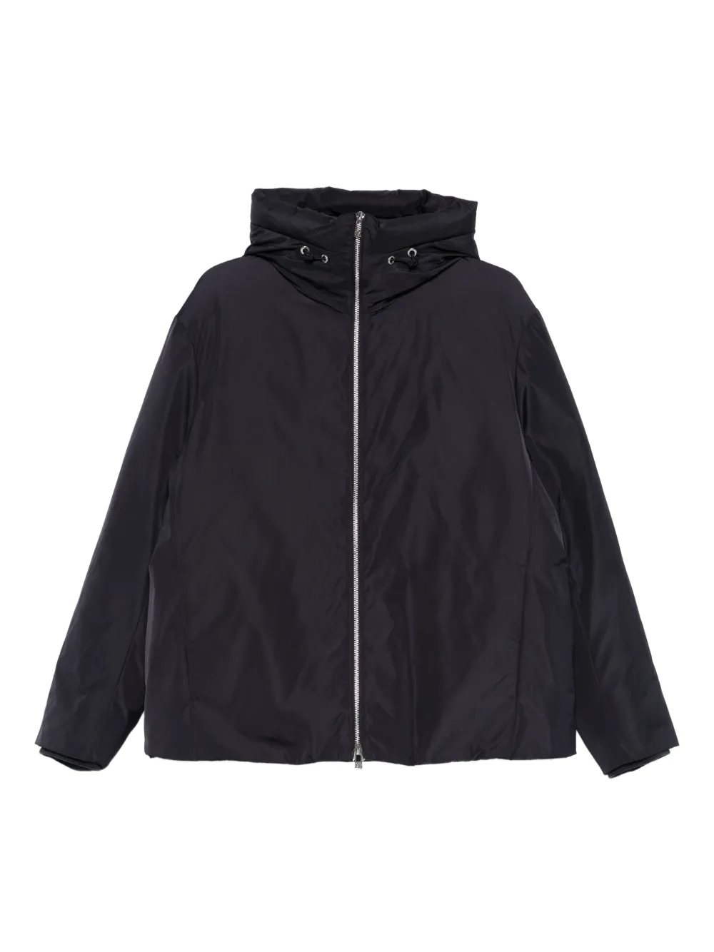 Armani Exchange zip-up hooded jacket | Black | Image 1