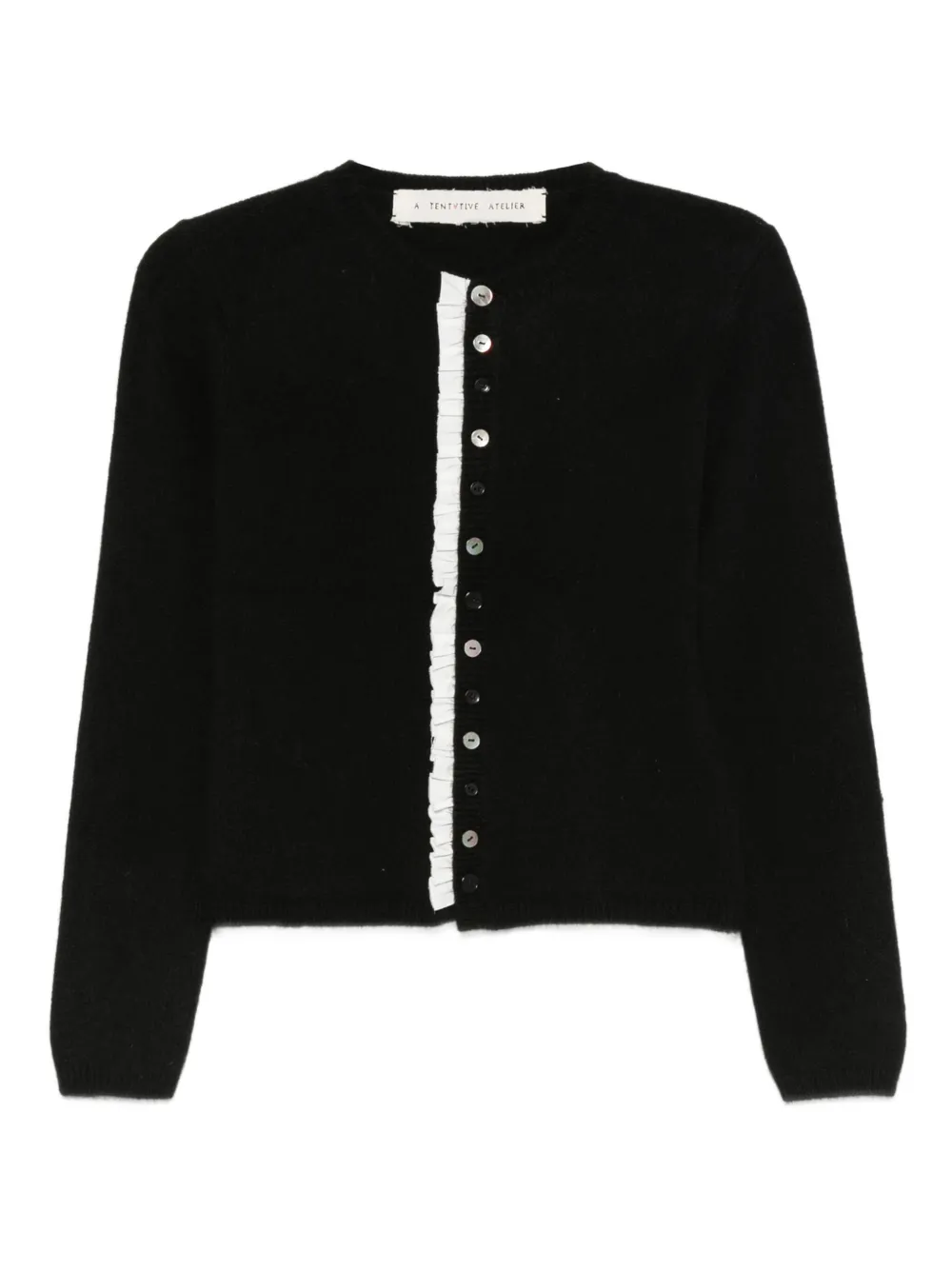 A Tentative Atelier button-up cardigan | Black | Image 1