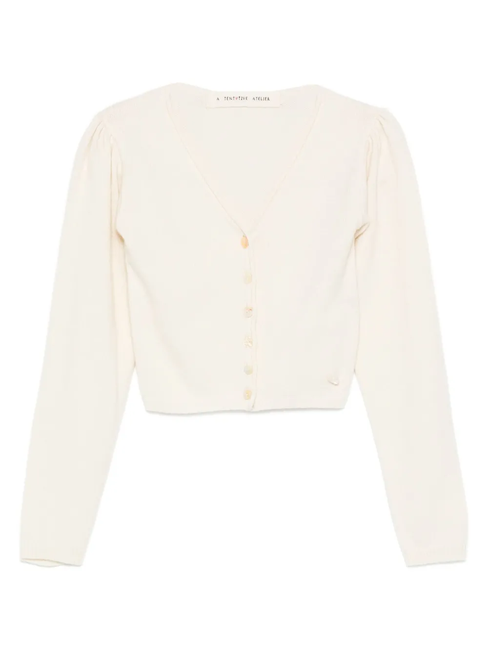 A Tentative Atelier cropped cardigan | Neutrals | Image 1