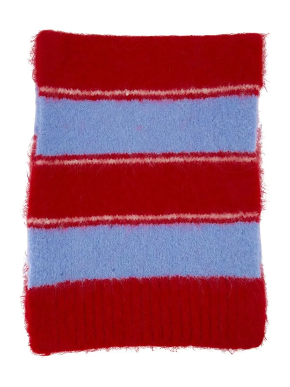 SAMSOE SAMSOE Sajeanne gestreepte sjaal - Rood