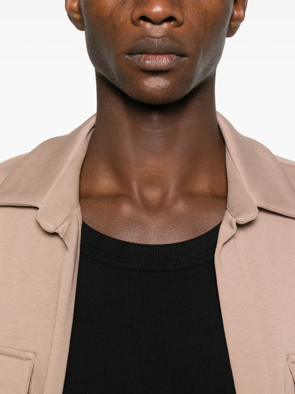 NotRainProof Geribbelde tanktop Zwart