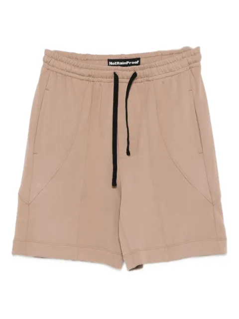 NotRainProof panelled drawstring-waist shorts