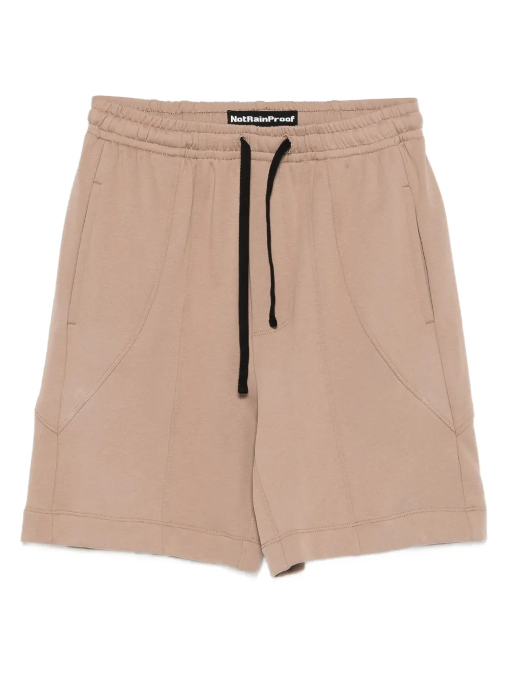 NotRainProof panelled drawstring-waist shorts | Neutrals | Image 1