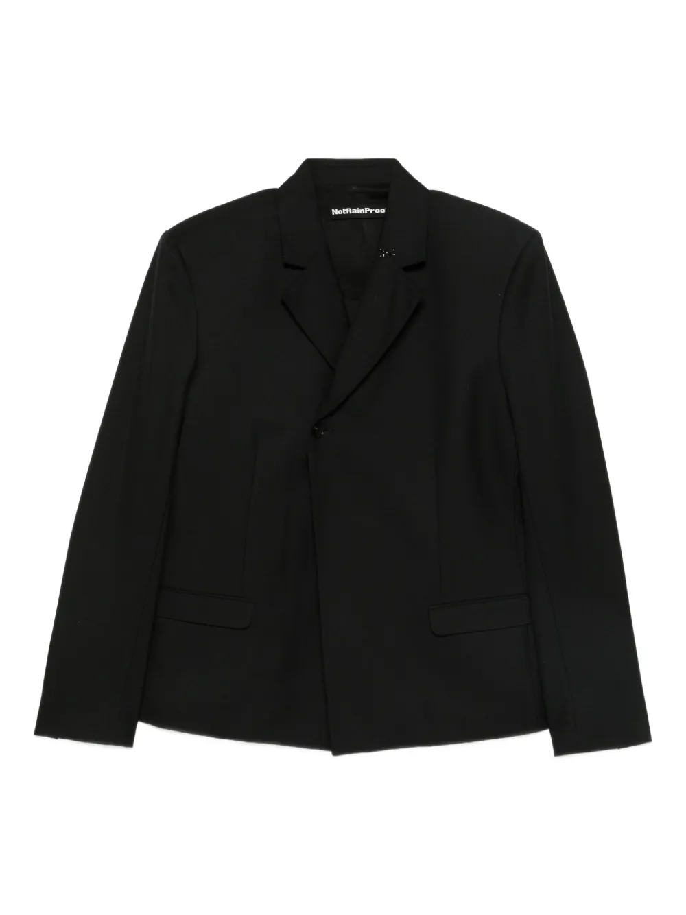 NotRainProof blazer con botones | negro | Image 1