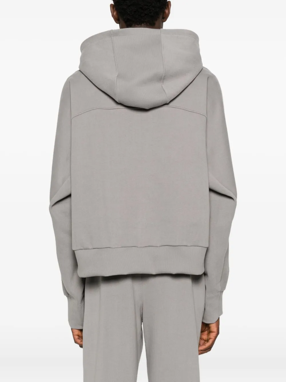 Notrainproof Panelled Hoodie In Gray