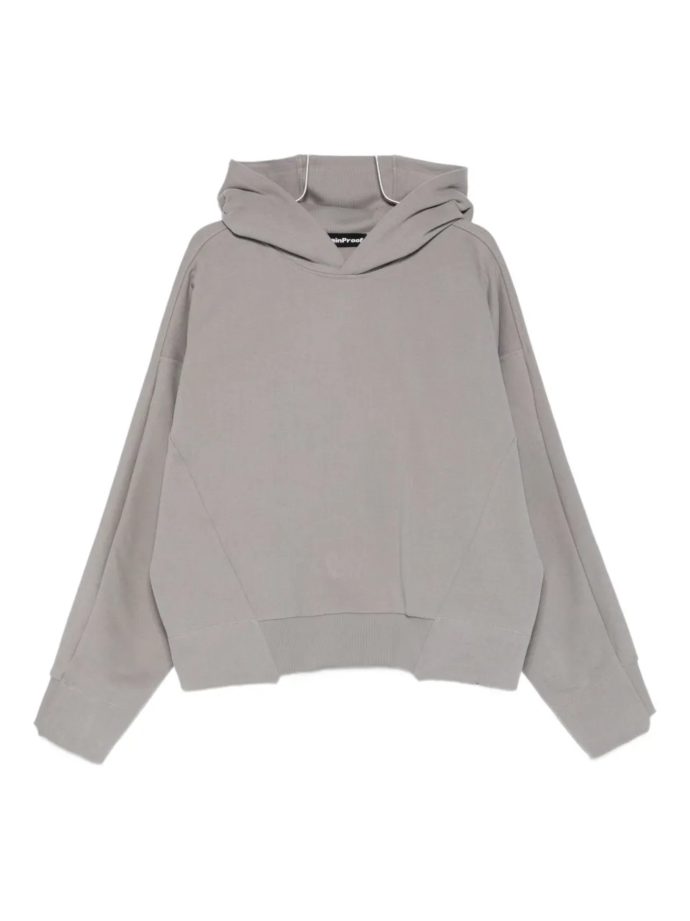 Notrainproof Panelled Hoodie In Gray