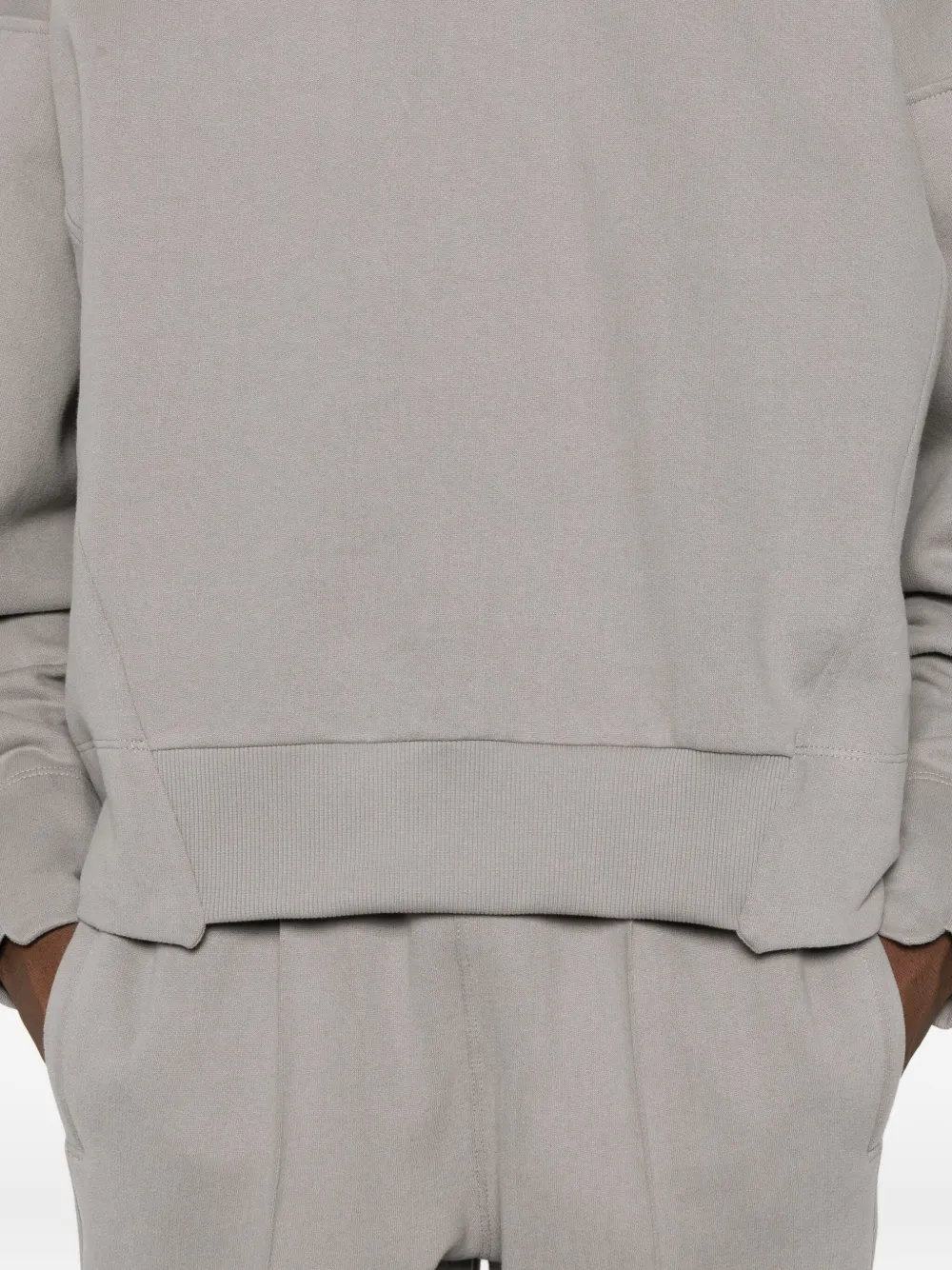 Notrainproof Panelled Hoodie In Gray