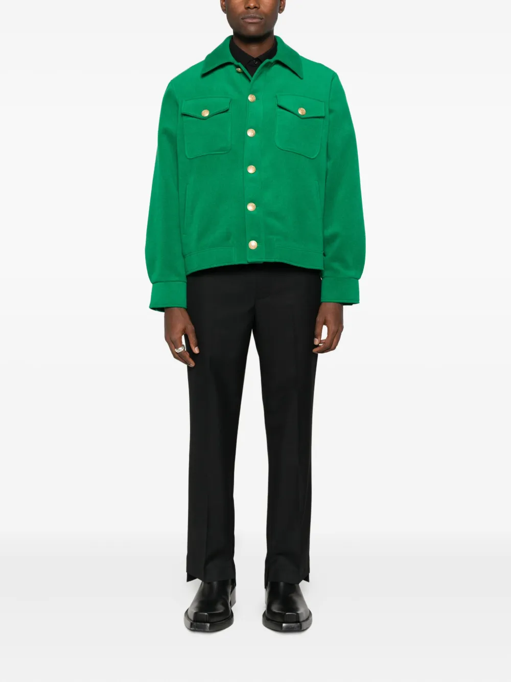 NotRainProof chest-flap shirt jacket | Shirt Jackets | Image 2