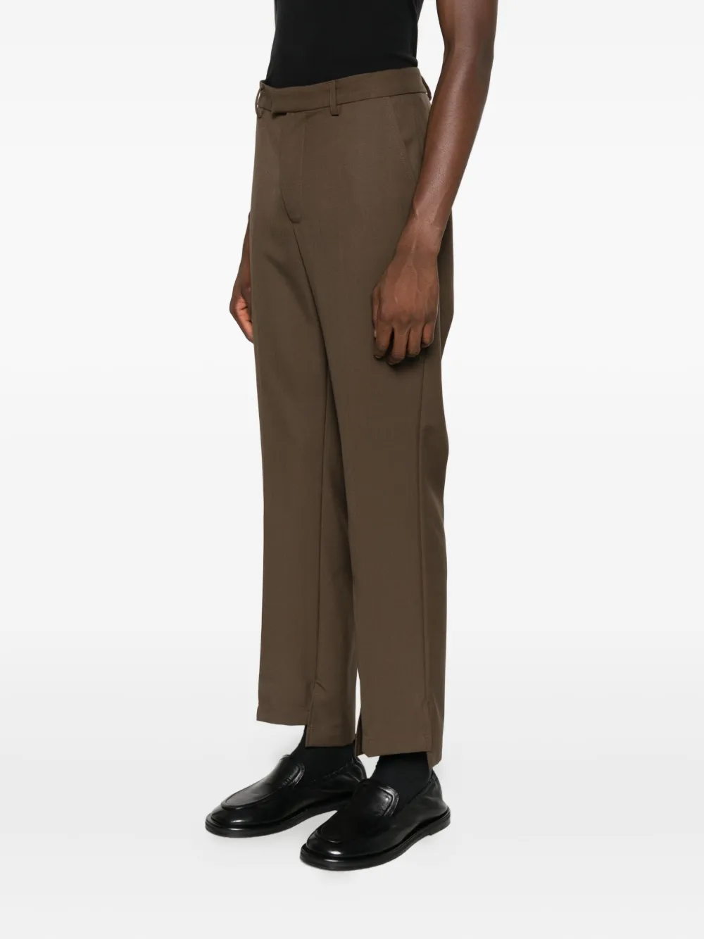  Notrainproof Pressed-crease Trousers - Brown 