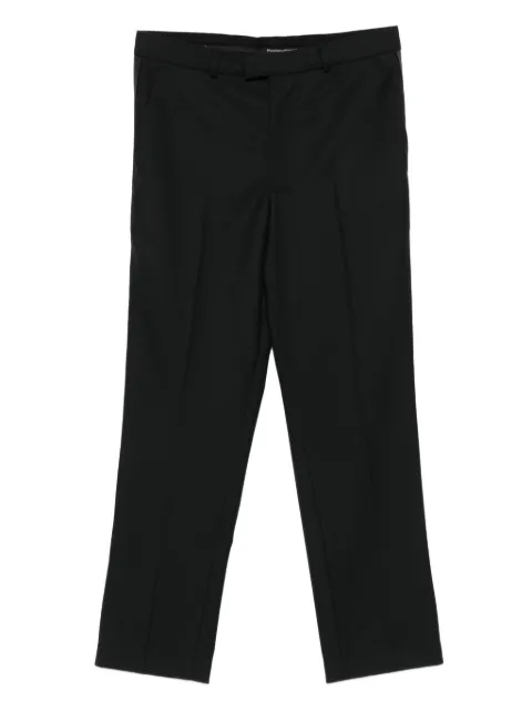 NotRainProof pressed-crease tailored trousers