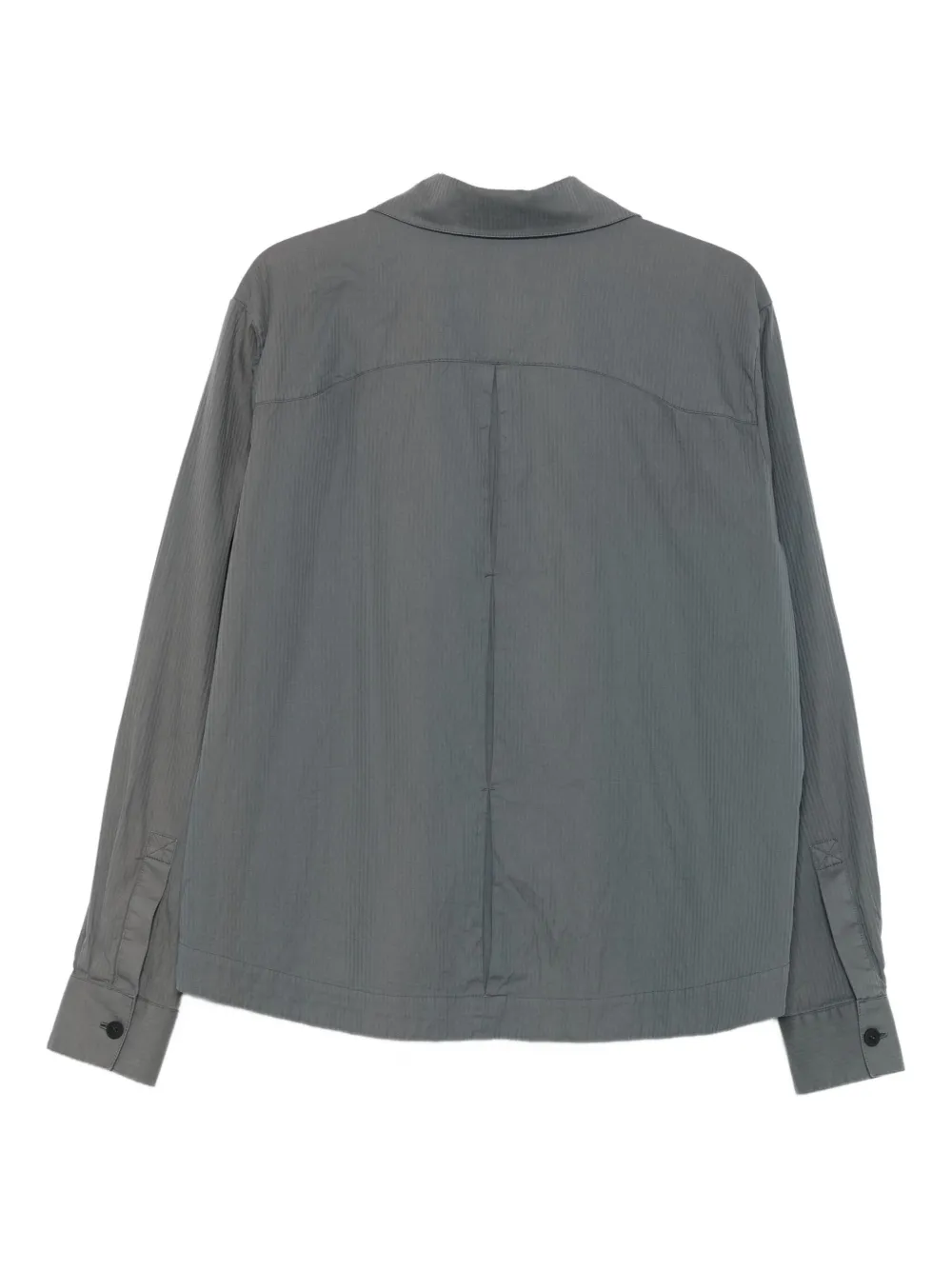 Notrainproof Pleat-detail Shirt In Gray