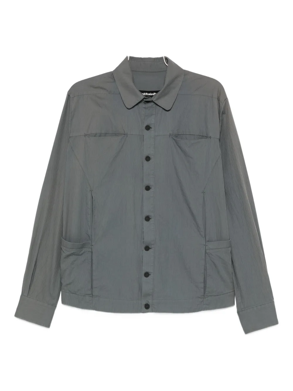 Notrainproof Pleat-detail Shirt In Gray