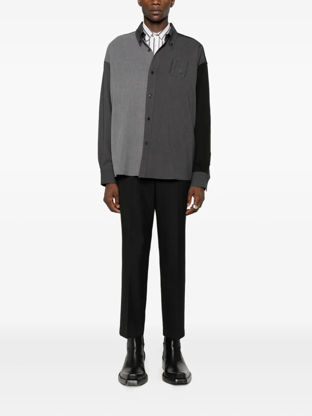 NotRainProof cropped trousers - Zwart