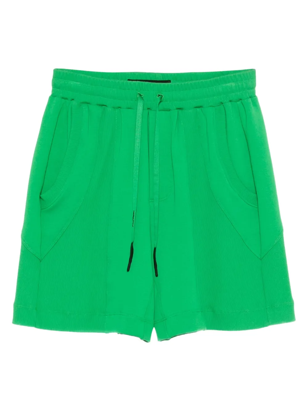 NotRainProof drawstring-waist track shorts | Green | Image 1