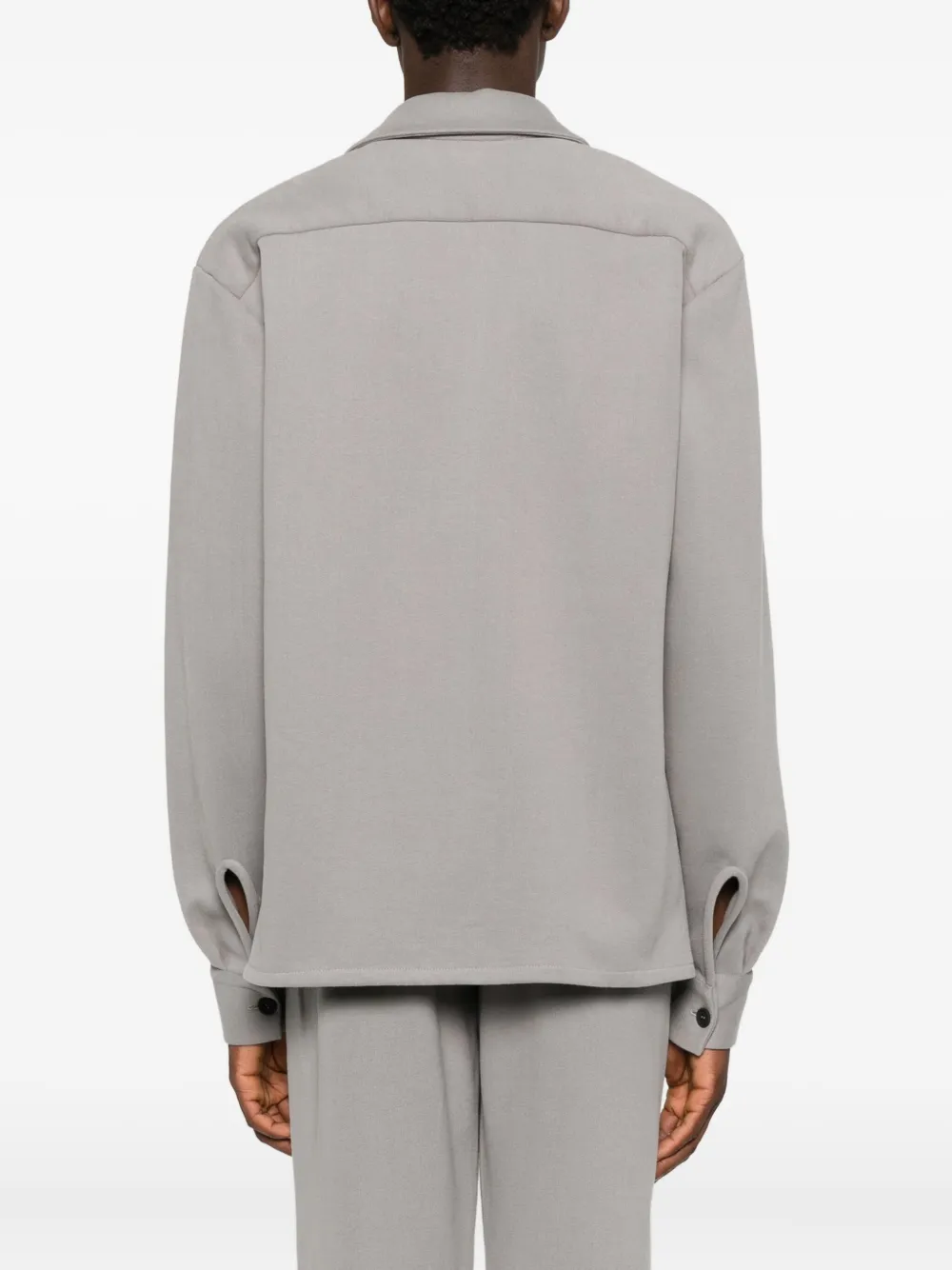 Notrainproof Flap-pocket Shirt In Gray