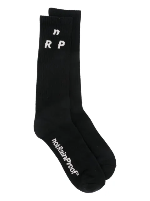 NotRainProof logo-jacquard socks