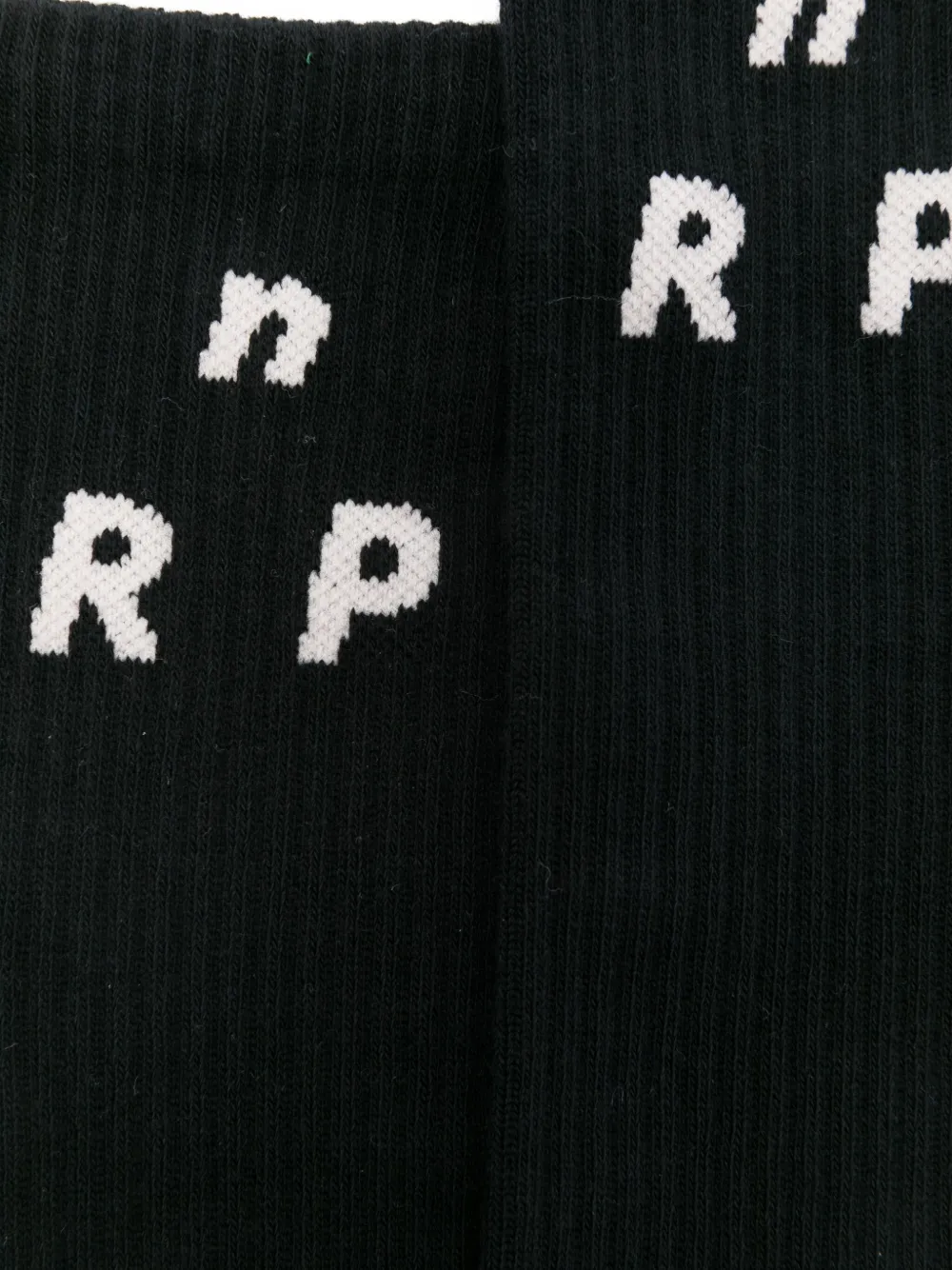 Notrainproof Logo-jacquard Socks In Black