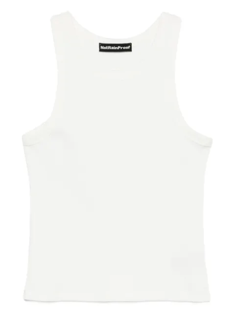 NotRainProof fine-ribbed tank top