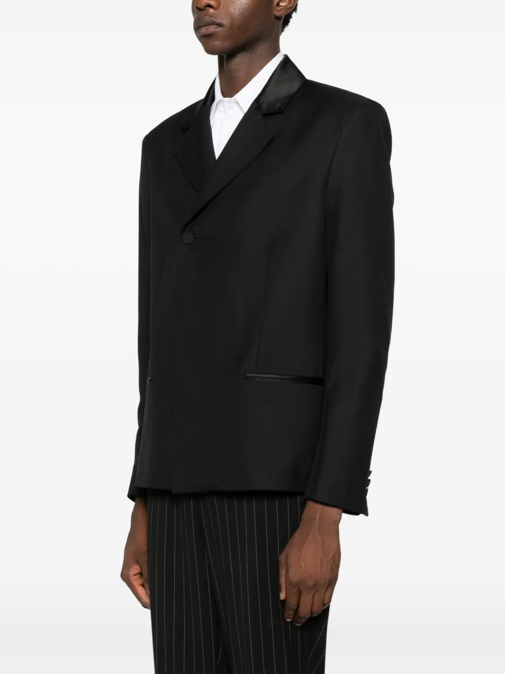  Notrainproof Notched-lapel Blazer - Black 