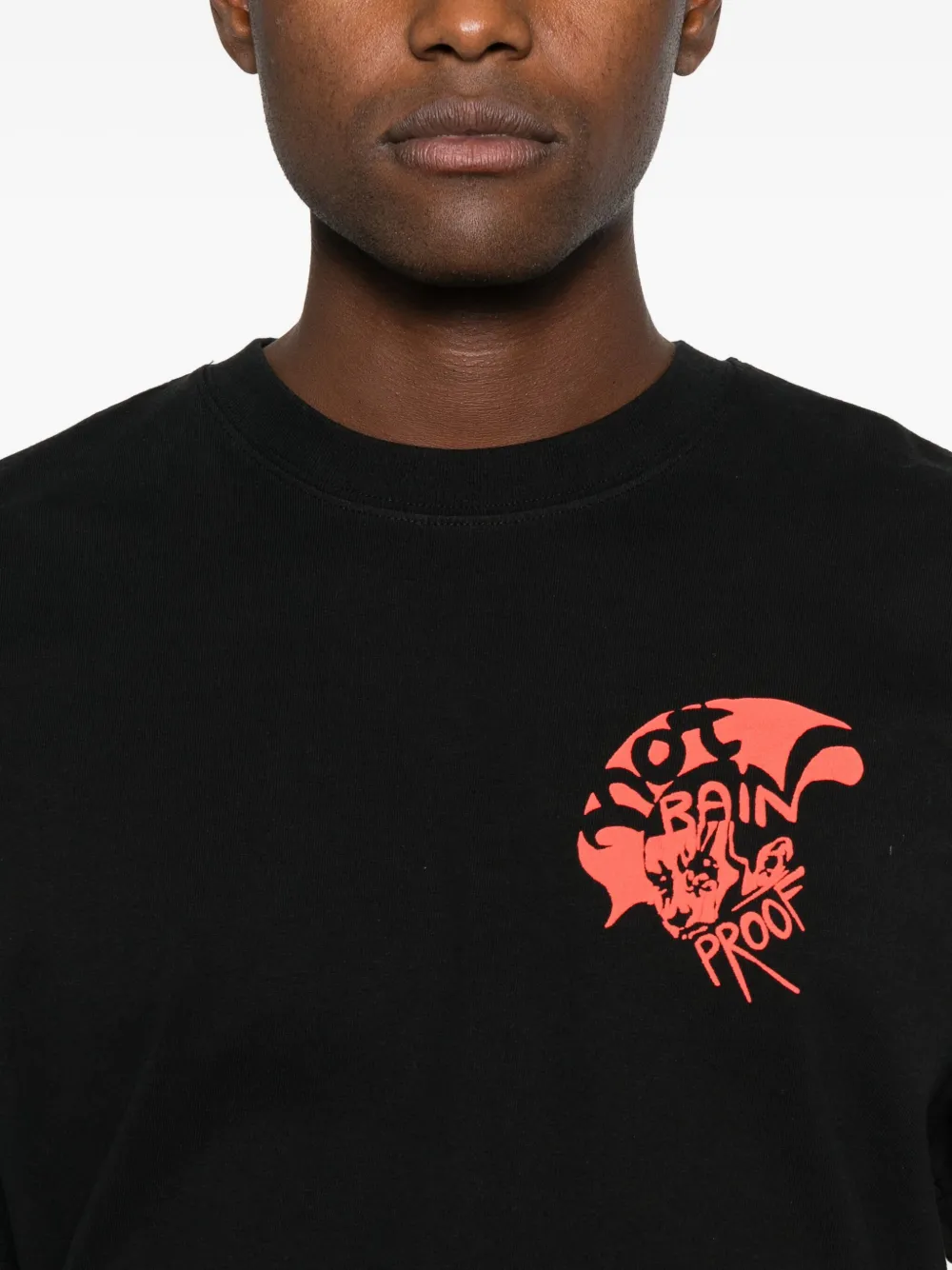 Notrainproof Graphic-print Crew-neck T-shirt In Black