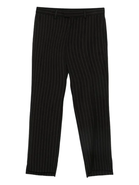 NotRainProof pinstriped tailored trousers