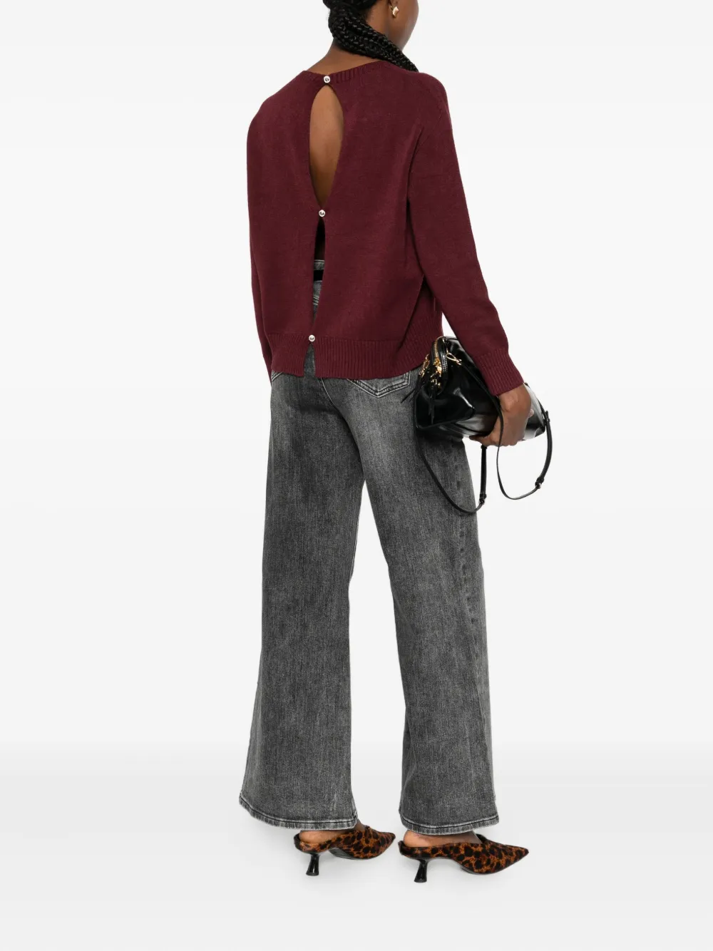 VICOLO open-back jumper | Knitted Sweaters | Image 2