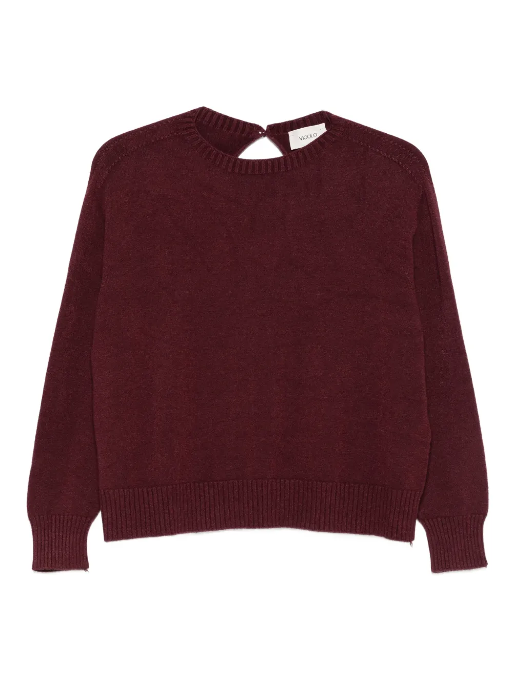 VICOLO open-back jumper | Red | Image 1