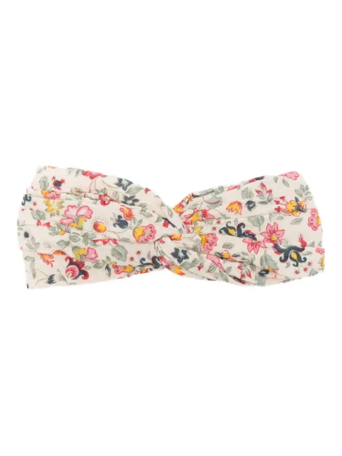 Louise Misha floral-print twisted headband