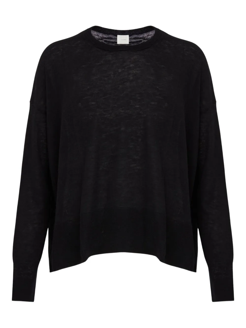 Ct Plage round halfsleeve pullover | Black | Image 1