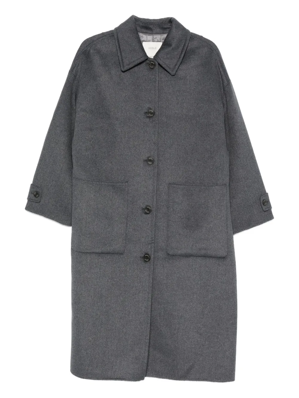 VICOLO wool-blend coat | Blue | Image 1