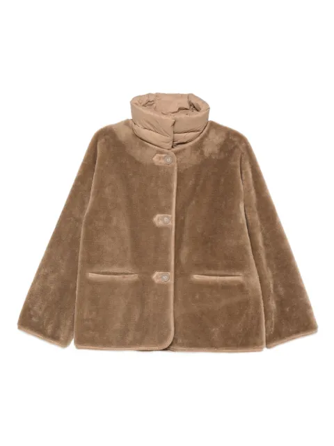 VICOLO padded-collar coat