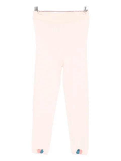 Louise Misha pompom-detail ribbed pants