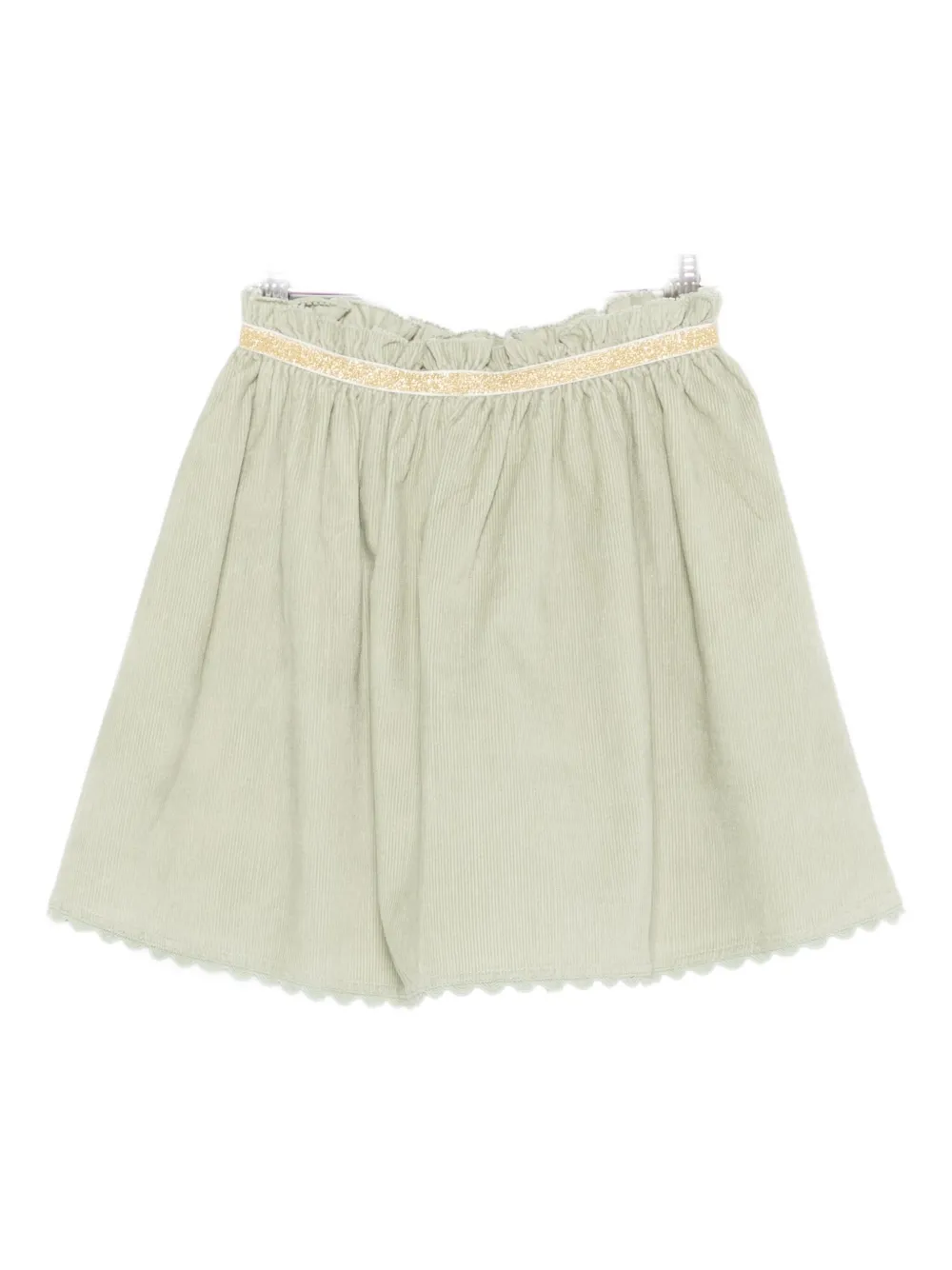 Louise Misha ruffled corduroy skirt | Green | Image 1