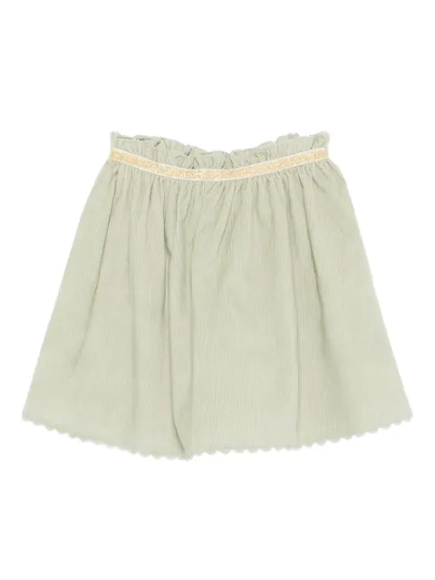 Louise Misha ruffled corduroy skirt