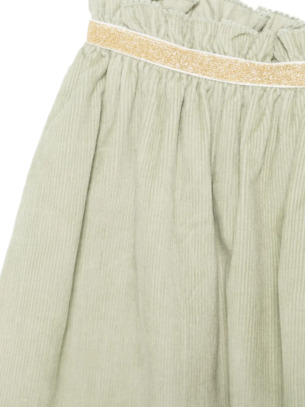 Louise Misha Ribfluwelen rok Groen