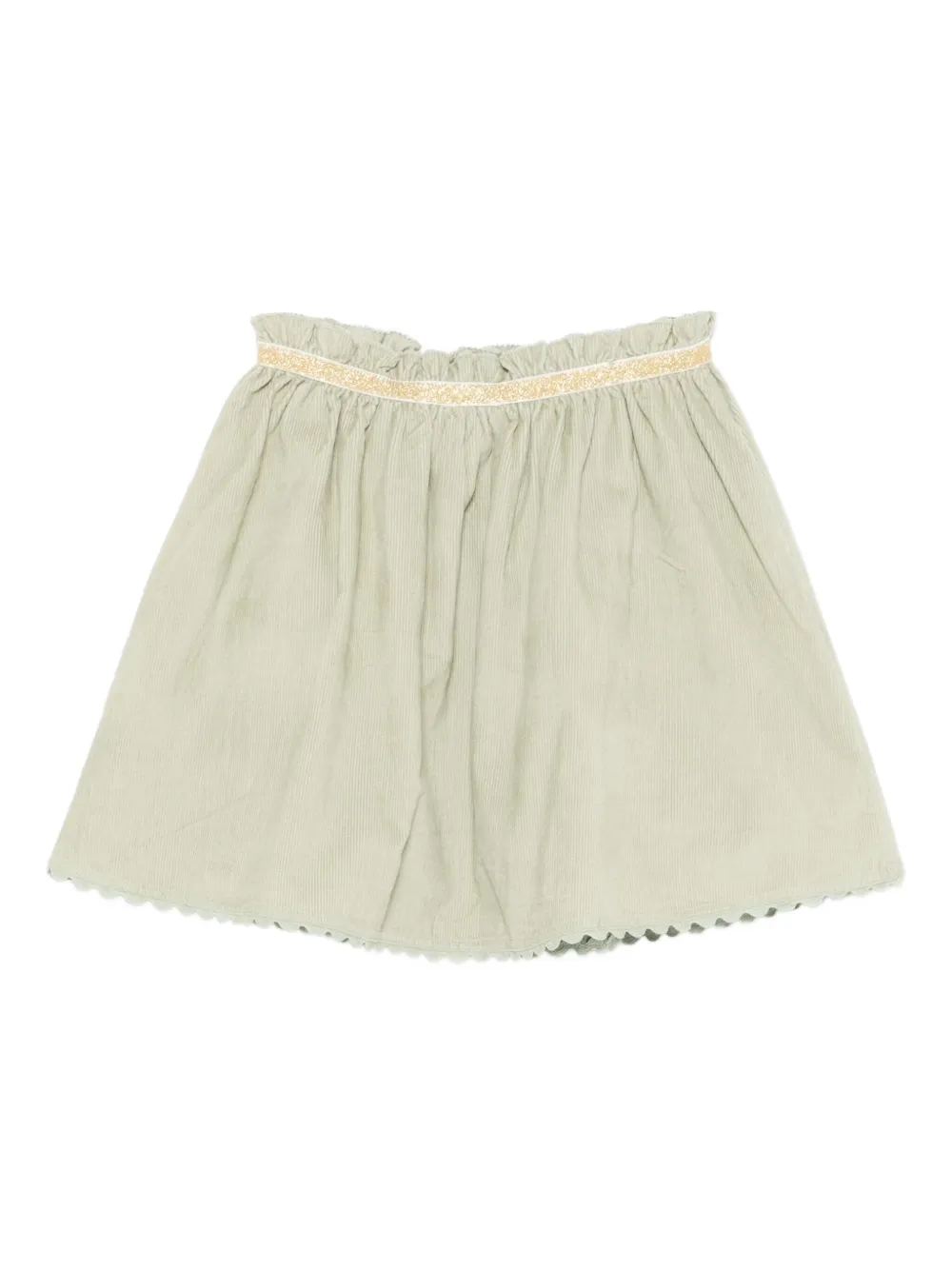 Louise Misha Ribfluwelen rok Groen
