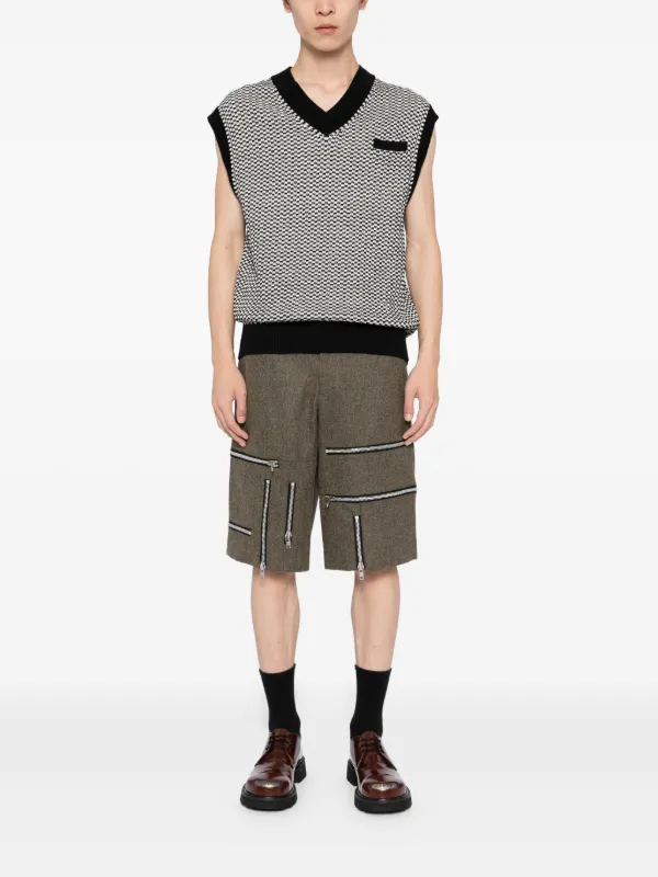 Comme Des Garçons Homme Plus ジップディテール ショートパンツ