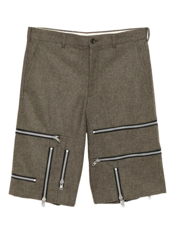 Comme Des Garçons Homme Plus ジップディテール ショートパンツ