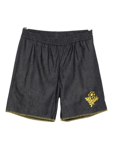 CHATEAU ORLANDO shorts con bordado floral