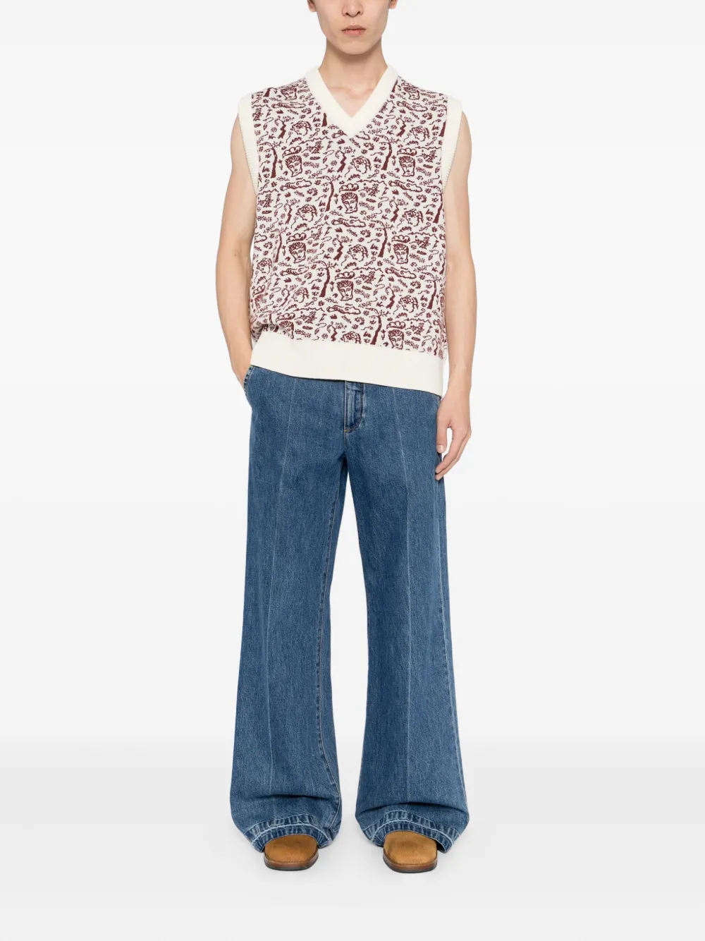 CHATEAU ORLANDO Endymion vest - Wit
