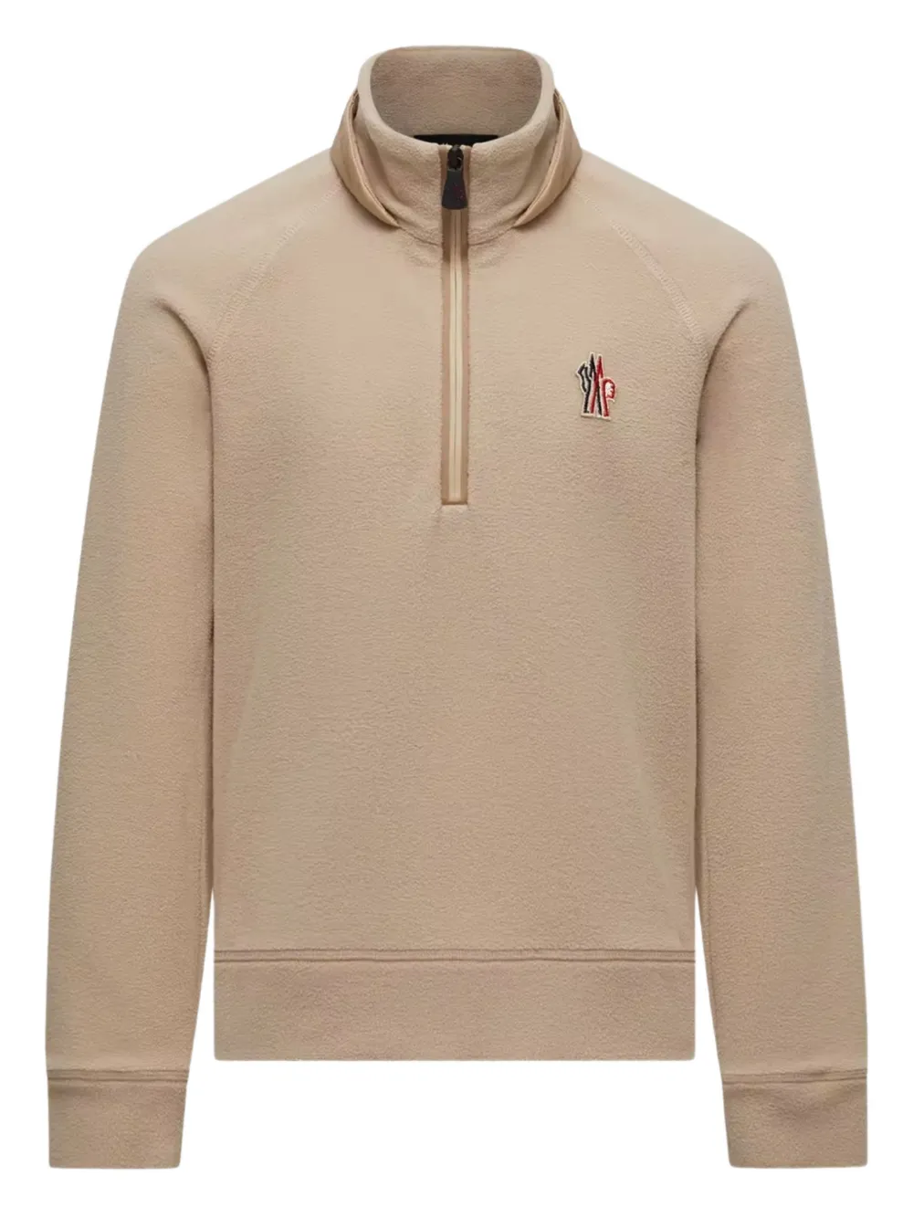 MONCLER GRENOBLE KIDS sudadera con cierre y logo | neutro | Image 1