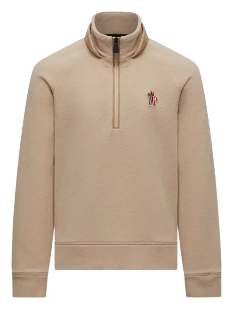 MONCLER GRENOBLE KIDS sudadera con cierre y logo