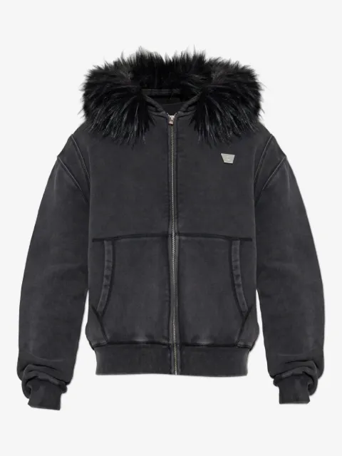 MISBHV faux-fur trim hoodie