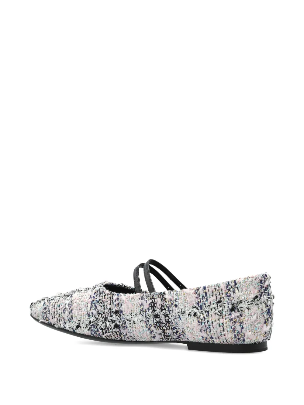 Tory Burch strap-detail ballet flats Wit