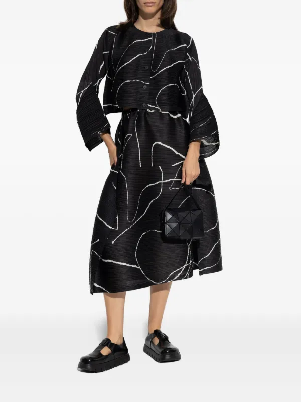 Pleats Please Issey Miyake Pause プリーツ ジャケット | ブラック