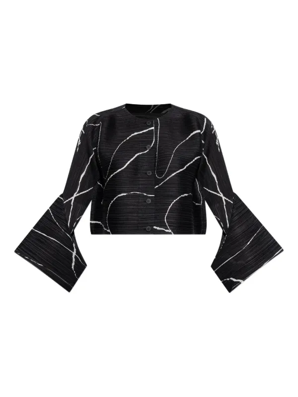 Pleats Please Issey Miyake Pause プリーツ ジャケット | ブラック