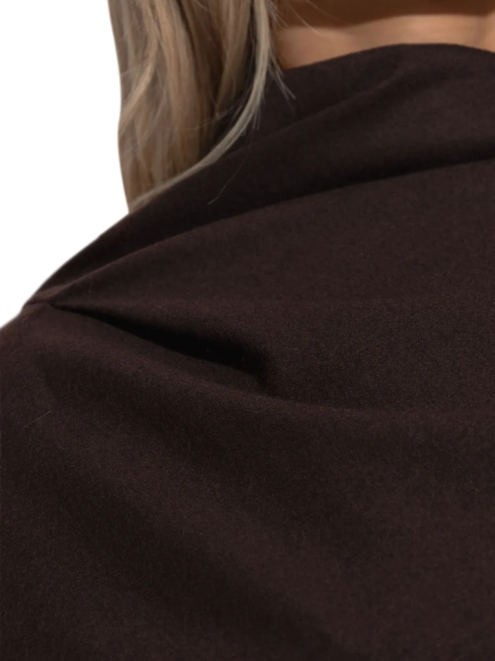 ENTIRE STUDIOS Gedrapeerde midi-jurk Bruin